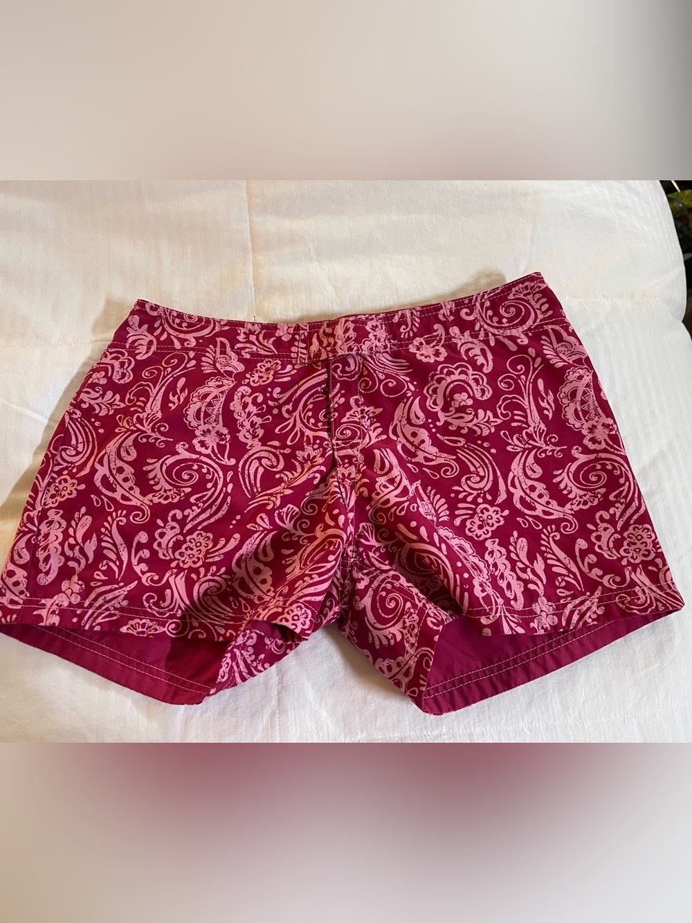 VTG Crazy Shirts Hawaii Women Boardshorts Paisley -style floral pattern Size S/M